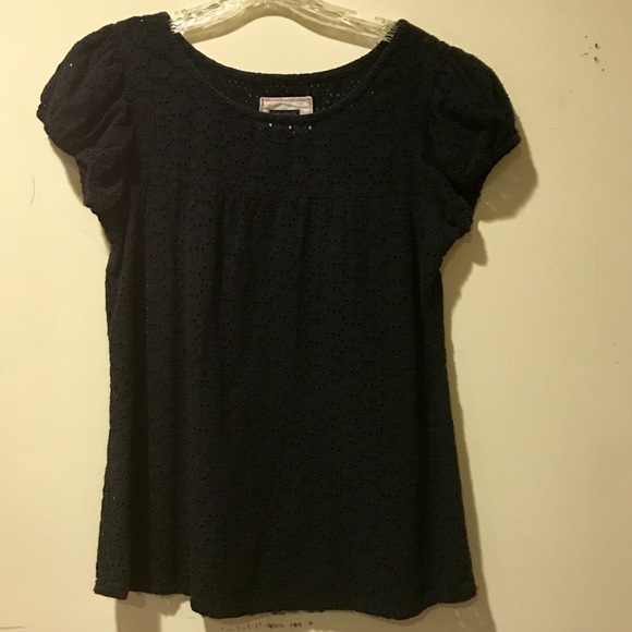 sanctuary eyelet peasant blouse